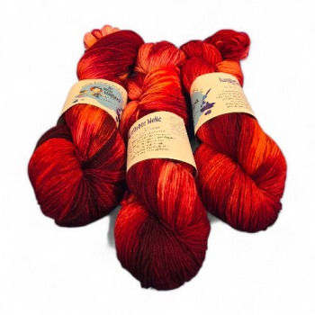 Alpaka-Sockenwolle, Noble Socks "Feuerflausch" (Lanartus)